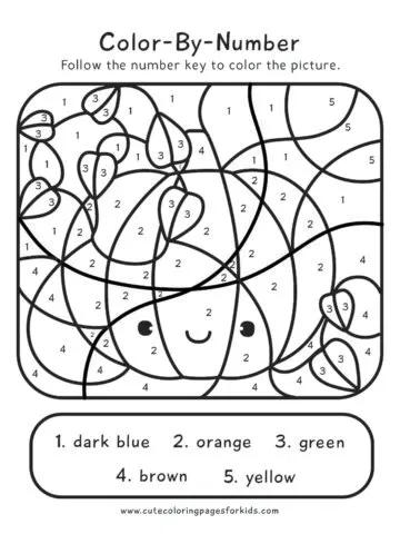 Color-By-Number Archives - Cute Coloring Pages For Kids